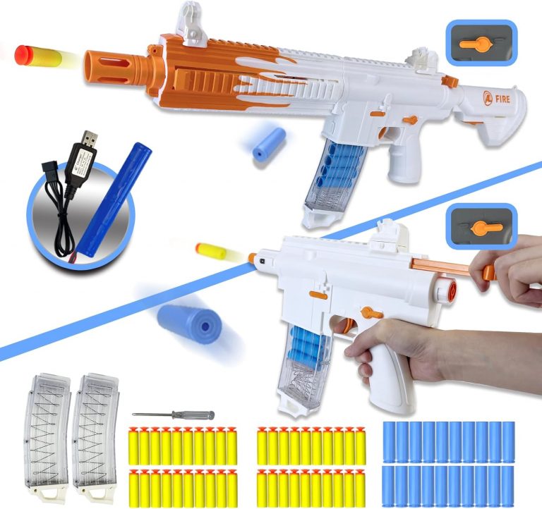 Automatische Spielzeugpistole, 2-in-1-Modus elektrische Spielzeugpistole, Schaumstoffspielzeugpistole, Schießspielzeug, geeignet für Kinder oder Erwachsene (Orange)9.99€ statt 38.99€➡️ https://www.amazon.de/dp/B0DDK6XBK2/?tag=preisfehlerheute-21