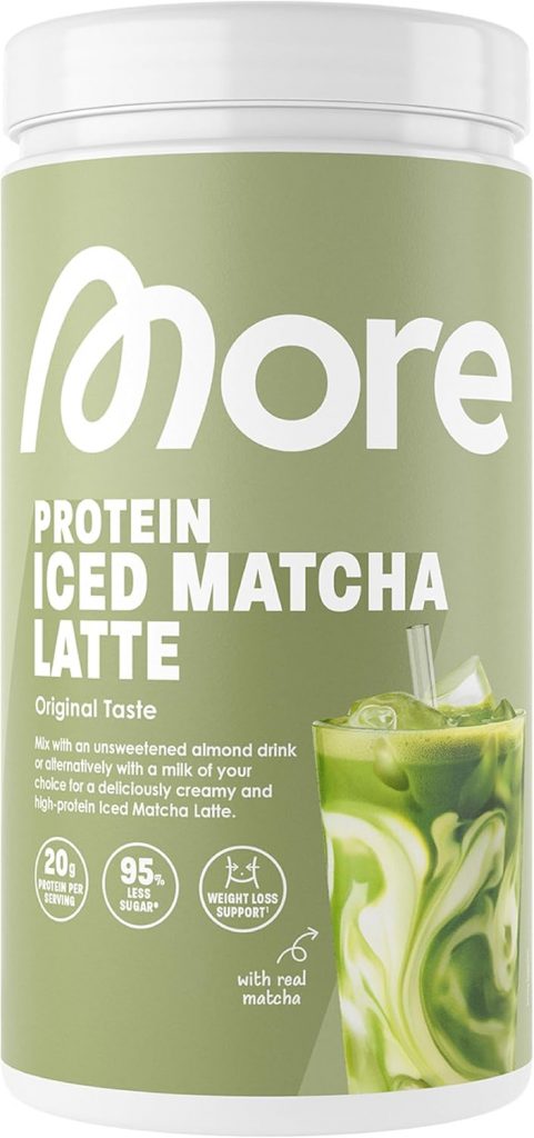 👑 MORE Protein Iced Matcha Latte, 500g, Matcha Grünteepulver mit wertvollen Proteinen, wenig Zucker und Fett - made in Germany24,51€ statt 32,99€ - 26,00 % 🔥🚚 Verkauft durch Amazon und Versand durch Amazon1,764 Bewertungen: 4.3 / 5.0 ⭐️⭐️⭐️⭐️🛒 zu Amazon https://www.amazon.de/dp/B0DVYZZ8VD/?amp%3Btag=preisfehlerheute-21&tag=preisfehlerheute-21