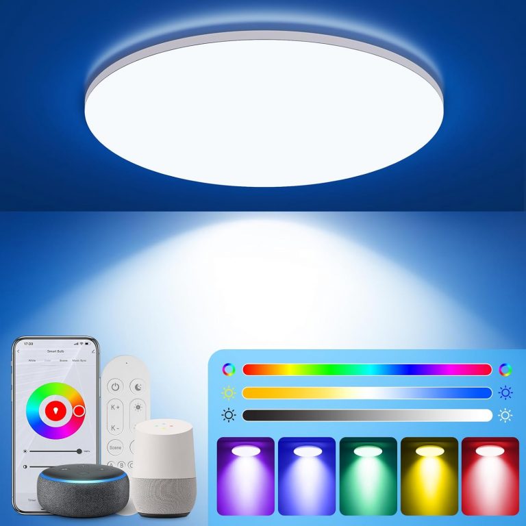 👑 24W LED Deckenleuchte,Smart LED Deckenlampe mit Fernbedienung,RGB LED Deckenleuchte Dimmbar,synchronisiert mit Musik,App-Steuerung und Kompatibilität mit Alexa/Google Assistant-Rund17,77€ statt 36,99€ - 52,00 % 🔥🚚 Verkauft von ShopGlee Europe und Versand durch Amazon302 Bewertungen: 4.3 / 5.0 ⭐️⭐️⭐️⭐️🛒 zu Amazon https://www.amazon.de/dp/B0CKYRFCTC/?amp%3Btag=preisfehlerheute-21&tag=preisfehlerheute-21