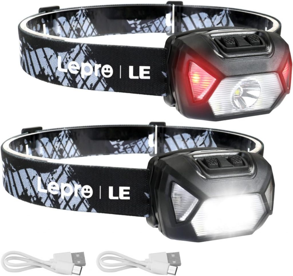 👑 Lepro Stirnlampe LED Wiederaufladbar, 2000 Lux Superhell Kopflampe Stirnlampe mit Rotlicht und 6 Lichtmodi, IPX4 Wasserdicht Stirnleuchte, Ideal für Camping&Joggen, Schwarz, 2 Stück[inkl. USB Kabel]18,03€ statt 28,99€ – 38,0 🔥🚚 Verkauft von Lepro DE und Versand durch Amazon19,869 Bewertungen: 4.6 / 5.0 ⭐️⭐️⭐️⭐️⭐️🛒 zu Amazon https://www.amazon.de/dp/B07Y21GMKQ/?th=1&tag=preisfehlerheute-21#038;psc=1&tag=preisfehlerheute-21