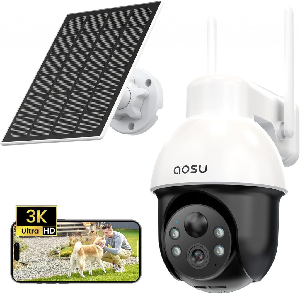 👑 aosu 3K Überwachungskamera Aussen Solar, 5MP 360° Panoramisches PTZ Kabellose Überwachungskamera für den Außenbereich zur Haussicherheit, Automatische Verfolgung, Licht-und Tonalarm, 2-Wege-Audio75,23€ statt 99,99€ – 25,0 🔥🚚 Verkauft von CHAOYAN-WENCHAO und Versand durch Amazon1,530 Bewertungen: 4.3 / 5.0 ⭐️⭐️⭐️⭐️🛒 zu Amazon https://www.amazon.de/dp/B0CJF52Z1P/?th=1&tag=preisfehlerheute-21#038;psc=1&tag=preisfehlerheute-21