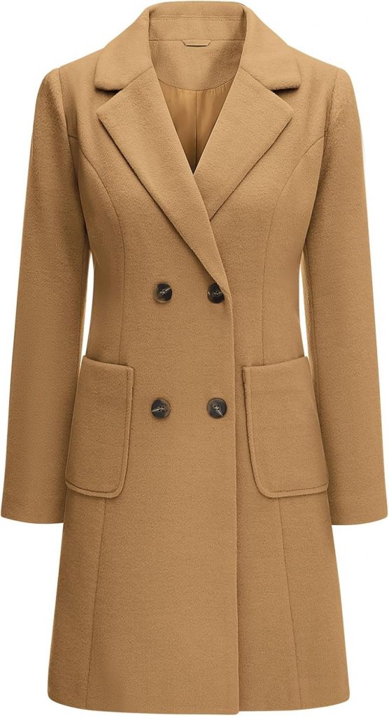Yuson Girl Wintermantel Damen Langer Wollmantel Herbst Winter Klassischem Revers Coat Warmer Übergangsmantel Elegant Kurzmantel Einfarbig Jacke Outwear mit Doppelreihigen Knöpfen(Camel, L)29.49€ statt 99.99€➡️ https://www.amazon.de/dp/B0FHHKFJ9P/?tag=preisfehlerheute-21