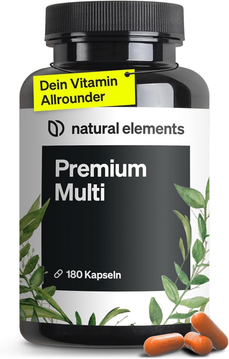 🤴 natural elements Premium Multivitamin – 180 hochdosierte Komplex-Kapseln – wertvolle Vitamine A-Z – Premium-Rohstoffe – mit Bioaktiv-Formen – ohne unnötige Zusätze – laborgeprüfte Qualität15,29€ statt 23,99€ - 37,00 % 🔥🚚 Verkauft von natural elements und Versand durch Amazon8,584 Bewertungen: 4.5 / 5.0 ⭐️⭐️⭐️⭐️⭐️🛒 zu Amazon https://www.amazon.de/dp/B07RFLY8DZ/?amp%3Btag=preisfehlerheute-21&tag=preisfehlerheute-21