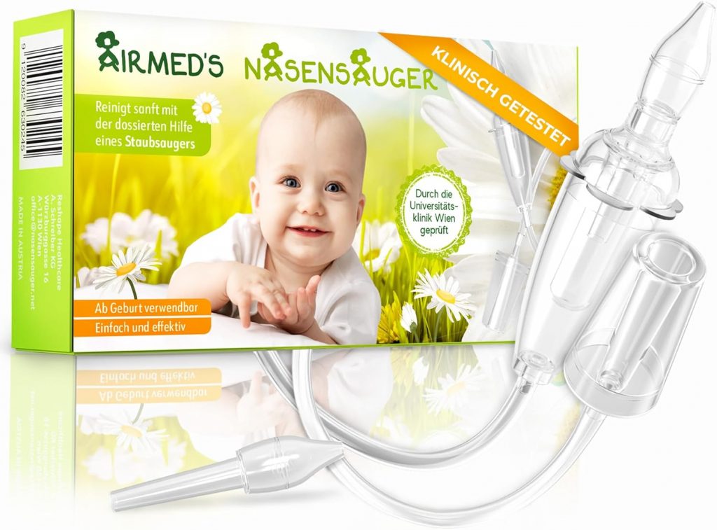 🤴 Nasensauger Baby. Original Airmed's Nasensauger. KLINISCH GETESTET, sicher und sanft. Nasensekretsauger mit 2 Saugköpfen & Gratis Reinigungsbürste. Für jeden Staubsauger geeignet18,48€ statt 24,90€ – 26,0 🔥🚚 Verkauft von Reshape Healthcare und Versand durch Amazon1,884 Bewertungen: 4.5 / 5.0 ⭐️⭐️⭐️⭐️⭐️🛒 zu Amazon https://www.amazon.de/dp/B0CN7CLFNB/?tag=preisfehlerheute-21