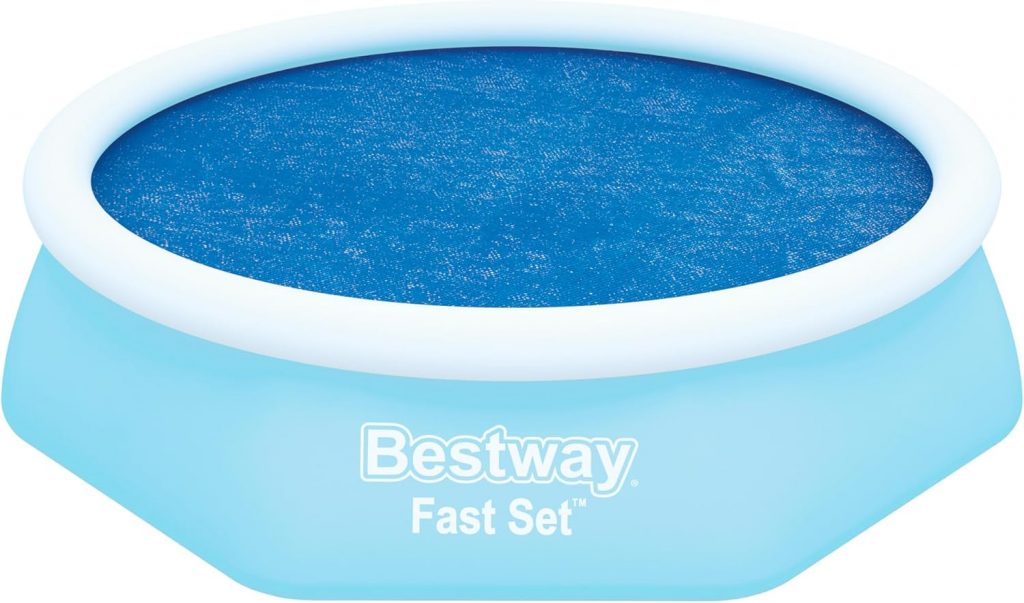 Bestway PE-Solarabdeckplane Ø 210 cm, blau, rund