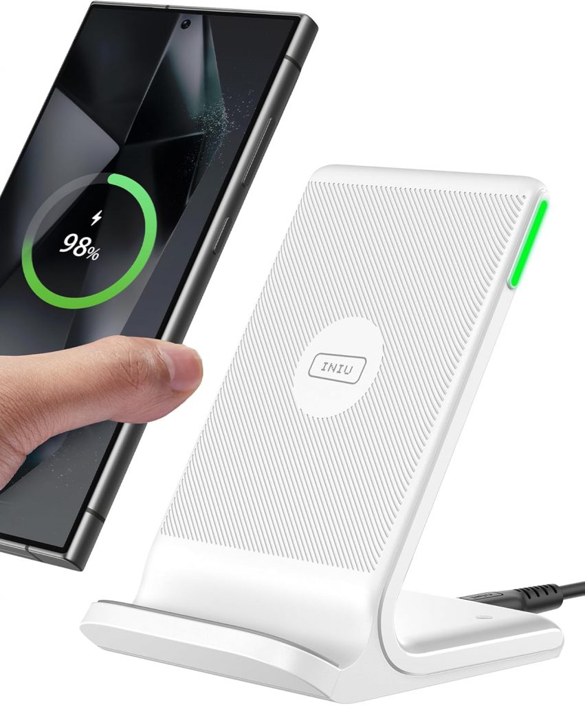 INIU Wireless Charger Stand, [Weiße, 15W] Induktive Ladestation Schnelles Qi Zertifiziert für iPhone 17 16 15 14 13 12 Pro Max Samsung Galaxy S23 S22 Google Pixel7.19€ statt 19.99€🏷️ Coupon anwenden➡️ https://www.amazon.de/dp/B0DD739LMT/?tag=preisfehlerheute-21