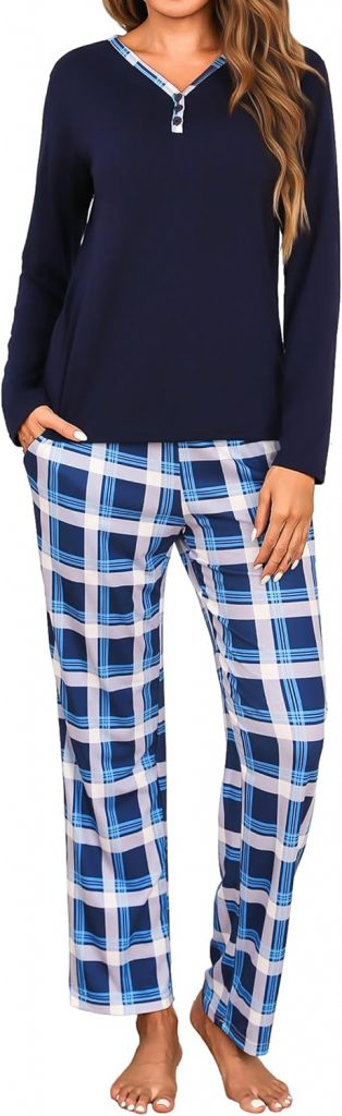 👑 Uniexcosm Schlafanzug Damen Lang Zweiteiler Pyjama Set Rundhals Oberteil und Karierte Pyjamahose Herbst Winter Loungewear für Frauen14,24€ statt 28,99€ – 51,0 🔥🚚 Verkauft von JingLong-EU und Versand durch Amazon165 Bewertungen: 4.3 / 5.0 ⭐️⭐️⭐️⭐️🛒 zu Amazon https://www.amazon.de/dp/B0FDGG4SY8/?th=1&tag=preisfehlerheute-21#038;psc=1&tag=preisfehlerheute-21