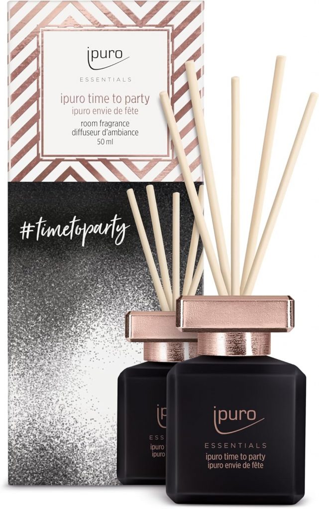 ipuro – Essentials Raumduft TIME to Party 50ml | Raumerfrischer mit Karamell, Grapefruit, Passionsfrucht, Birne, Pfirsich, Mango & Himbeere Duft | Diffuser mit Stäbchen | Lufterfrischer Wohnung4,99€ statt 6,99€➡️ https://www.amazon.de/dp/B0CTN1CX4J/?tag=preisfehlerheute-21