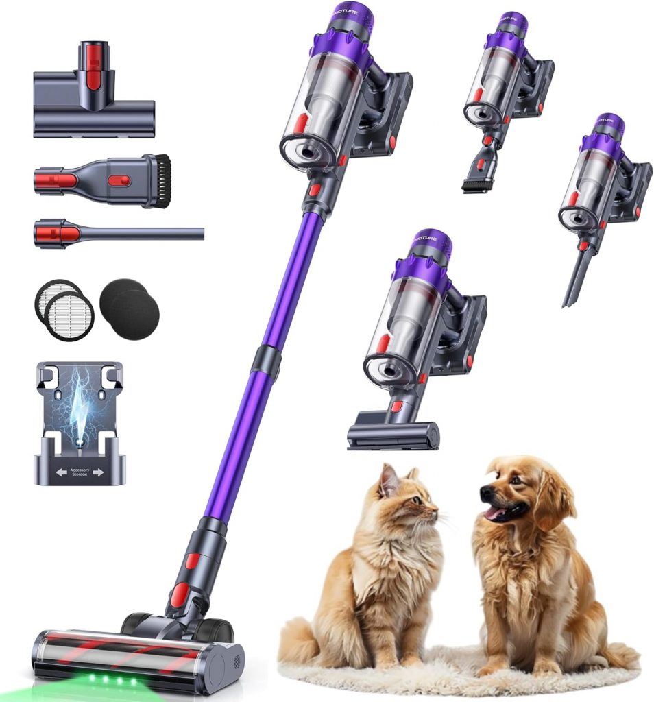 👑 SMOTURE Akku Staubsauger 50.000 Pa 65 Min Laufzeit mit Mini-Turbinendüse, Anti-Tangle-Staubsauger Kabellos mit Touchscreen & Automodus für Tierhaare/Teppiche/Hartböden/Auto, VAC02–Verbesserte Version155,75€ statt 209,00€ – 26,0 🔥🚚 Verkauft von PEFIVE und Versand durch Amazon407 Bewertungen: 4.8 / 5.0 ⭐️⭐️⭐️⭐️⭐️🛒 zu Amazon https://www.amazon.de/dp/B0FP56DPTM/?tag=preisfehlerheute-21