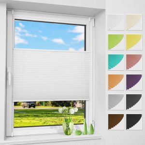 Allesin Plissee ohne Bohren Plissees Klemmfix Weiß 75x140cm(BxH), Plisseerollo Faltrollo mit Klemmträger, Jalousie Rollos für Fenster und Tür, Sichtschutz und Sonnenschutz18,03€ statt 24,39€➡️ https://www.amazon.de/dp/B09W616ZSF/?tag=preisfehlerheute-21