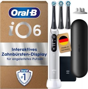 🤴 Oral-B iO Series 6 Plus Sensitive Edition Elektrische Zahnbürste/Electric Toothbrush, PLUS 3 Aufsteckbürsten, 5 Putzmodi für Zahnpflege, Reiseetui, Designed by Braun, grey opal129,97€ statt 209,99€ - 39,00 % 🔥🚚 Verkauft durch Amazon und Versand durch Amazon3,970 Bewertungen: 4.5 / 5.0 ⭐️⭐️⭐️⭐️⭐️🛒 zu Amazon https://www.amazon.de/dp/B0DDQCPY72/?th=1&%3Bpsc=1&%3Btag=preisfehlerheute-21&tag=preisfehlerheute-21