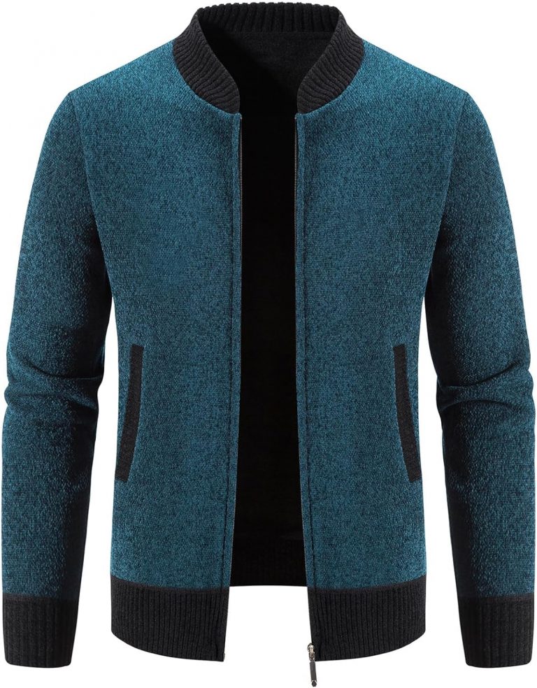 KUDMOL Herren Strickjacke Baseball-Kragen Gestrickt Langarm Voller Reißverschluss Herren Cardigan(Schwarz,S)9.99€ ➡️ https://www.amazon.de/dp/B0D2Q5WBW4/?tag=preisfehlerheute-21