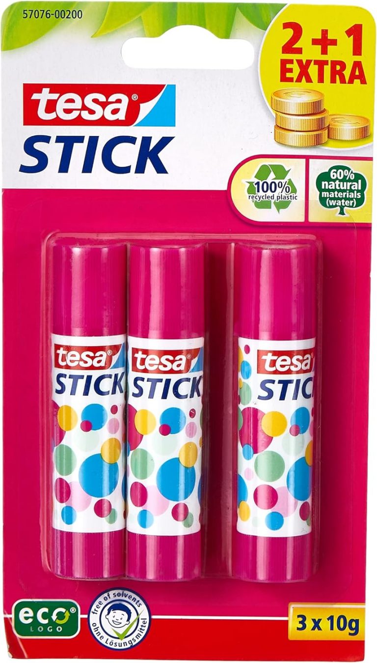 🤴 tesa Stick ecoLogo - Geruchsneutraler Klebestift für Papier und Pappe - Lösungsmittelfrei und Umweltschonend - 3 x 10 g2,29€ statt 3,50€ - 35,00 % 🔥🚚 Verkauft durch Amazon und Versand durch Amazon4,893 Bewertungen: 4.6 / 5.0 ⭐️⭐️⭐️⭐️⭐️🛒 zu Amazon https://www.amazon.de/dp/B01AUX4HLE/?amp%3Btag=preisfehlerheute-21&amp%3Bth=1&amp%3Bpsc=1&tag=preisfehlerheute-21