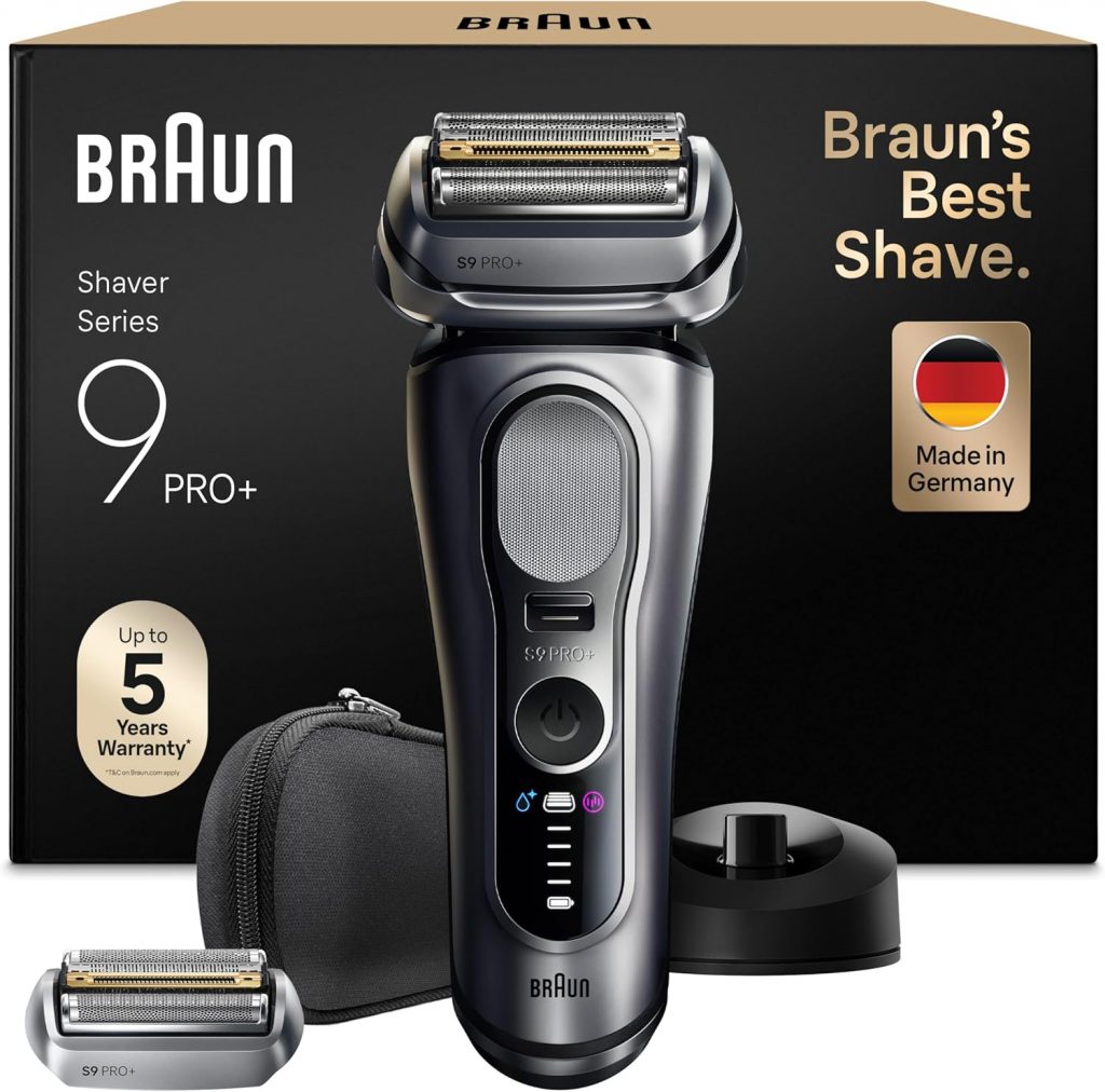 🤴 Braun Series 9 PRO+ Elektrorasierer Herren, 5+1 Ultradünne Präzisionsklingen, Pro-SensoAdapt, Rasierapparat mit 60 Min. Akku, Extra Scherkopf, Ladeständer, Nass- und Trockenrasierer – 9617psi, Silber362,99€ statt 519,99€ – 31,0 🔥🚚 Verkauft und Versand durch Rhino-Technical251 Bewertungen: 4.5 / 5.0 ⭐️⭐️⭐️⭐️⭐️🛒 zu Amazon https://www.amazon.de/dp/B08F7R6DRC/?th=1&tag=preisfehlerheute-21#038;psc=1&tag=preisfehlerheute-21