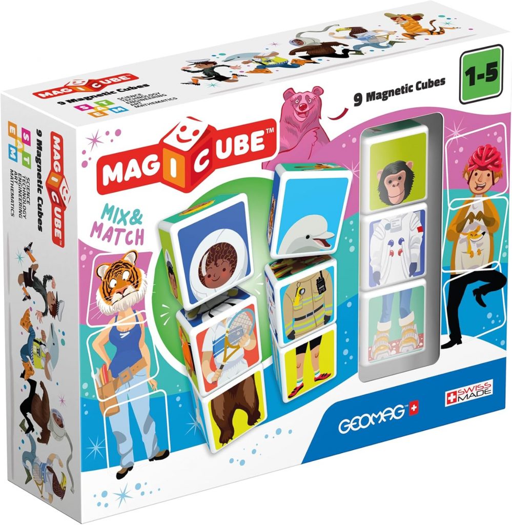 🤴 Geomag MAGICUBE Mix&Match 9 Magnetisches Spielzeug für Kinder, Geschenk für Jungen und Mädchen im Alter von 1 2 3 4 5 6 Jahren, Montessori-Spielzeug, magnetische Konstruktionen, Kinderspielzeug22,04€ statt 30,00€ – 27,0 🔥🚚 Verkauft durch Amazon und Versand durch Amazon912 Bewertungen: 4.4 / 5.0 ⭐️⭐️⭐️⭐️🛒 zu Amazon https://www.amazon.de/dp/B07B9RHWKS/?th=1&tag=preisfehlerheute-21#038;psc=1&tag=preisfehlerheute-21