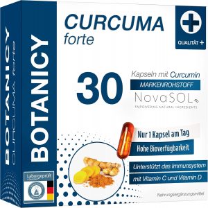 🤴 BOTANICY Curcuma forte - 30 Kurkuma Kapseln - Flüssiges NovaSOL Curcumin plus Vitamine C und D - Hochdosiert, Hohe Bioverfügbarkeit, Ohne Piperin - Laborgeprüft in Deutschland14,99€ statt 19,98€ - 26,00 % 🔥🚚 Verkauft von FeelGood Shop und Versand durch Amazon1,351 Bewertungen: 4.5 / 5.0 ⭐️⭐️⭐️⭐️⭐️🛒 zu Amazon https://www.amazon.de/dp/B076J973F3/?th=1&%3Bpsc=1&%3Btag=preisfehlerheute-21&tag=preisfehlerheute-21