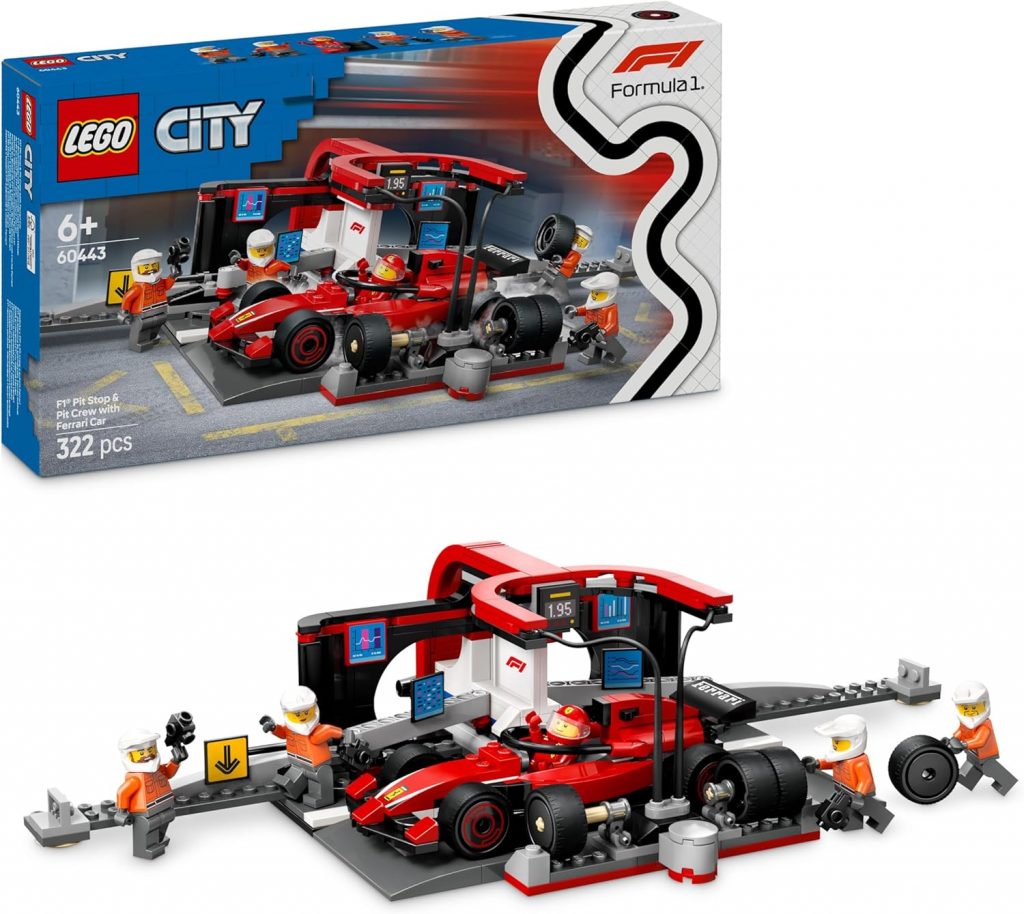 👑 LEGO City F1 Boxenstopp mit Boxencrew und Ferrari Flitzer – Formel 1 Pit Stop Set mit 1 Rennfahrer und 4 Mechaniker Minifiguren – Spielzeug Rennauto für Jungen und Mädchen ab 6 Jahren – 60443💰 nur 20,07🚚 Verkauft und Versand durch 998 Bewertungen: 4.8 / 5.0 ⭐️⭐️⭐️⭐️⭐️🛒 https://www.amazon.de/dp/B0DHSHH218/?tag=preisfehlerheute-21