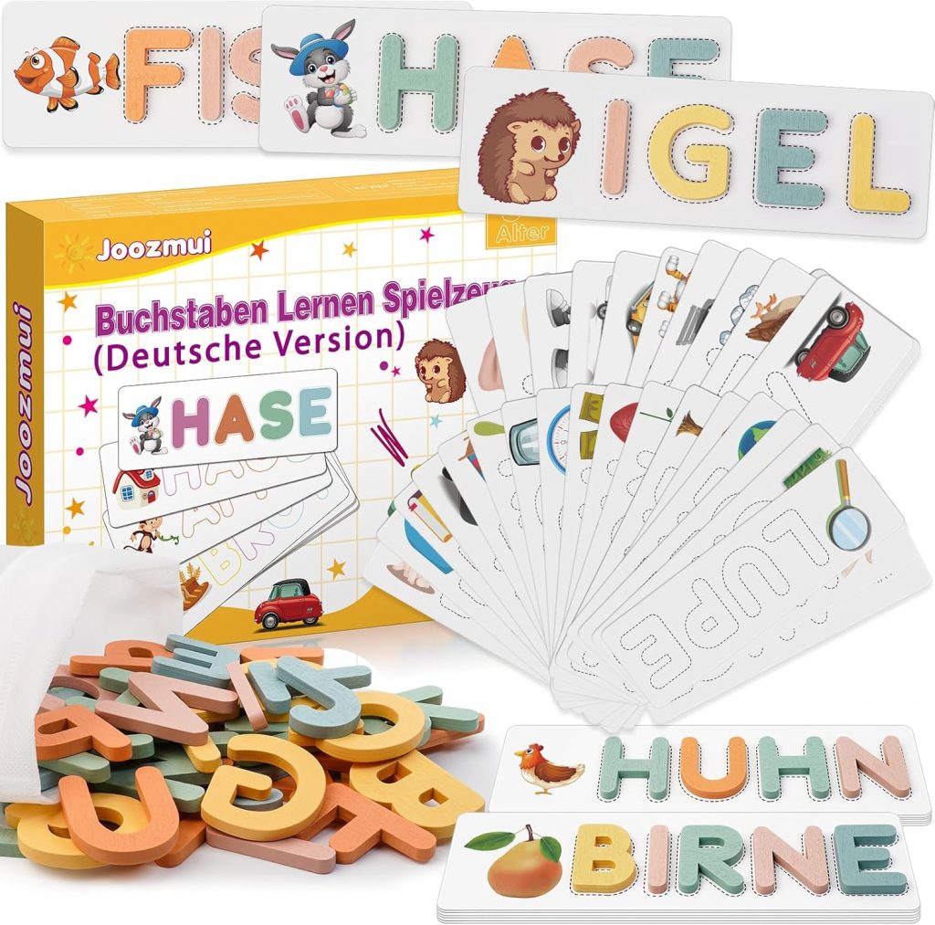 Spielzeug ab 3 4 5 6 7 8 Jahre Mädchen, Buchstaben Lernen Lernspiele ab 3-8 Jahre Kinderspielzeug ab 3-8 Jahre…