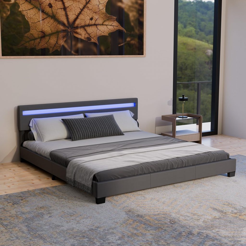 🤴 Juskys Polsterbett 180x200 cm – Bett Paris mit LED Beleuchtung, Lattenrost & Kopfteil, modernes Doppelbett aus Kunstleder & Holz – Grau159,99€ statt 229,99€ - 31,00 % 🔥🚚 Verkauft und Versand durch Juskys7,567 Bewertungen: 3.8 / 5.0 ⭐️⭐️⭐️⭐️🛒 zu Amazon https://www.amazon.de/dp/B00XWAU4L0/?amp%3Btag=preisfehlerheute-21&%3Bamp%3Bth=1&%3Bamp%3Bpsc=1&tag=preisfehlerheute-21