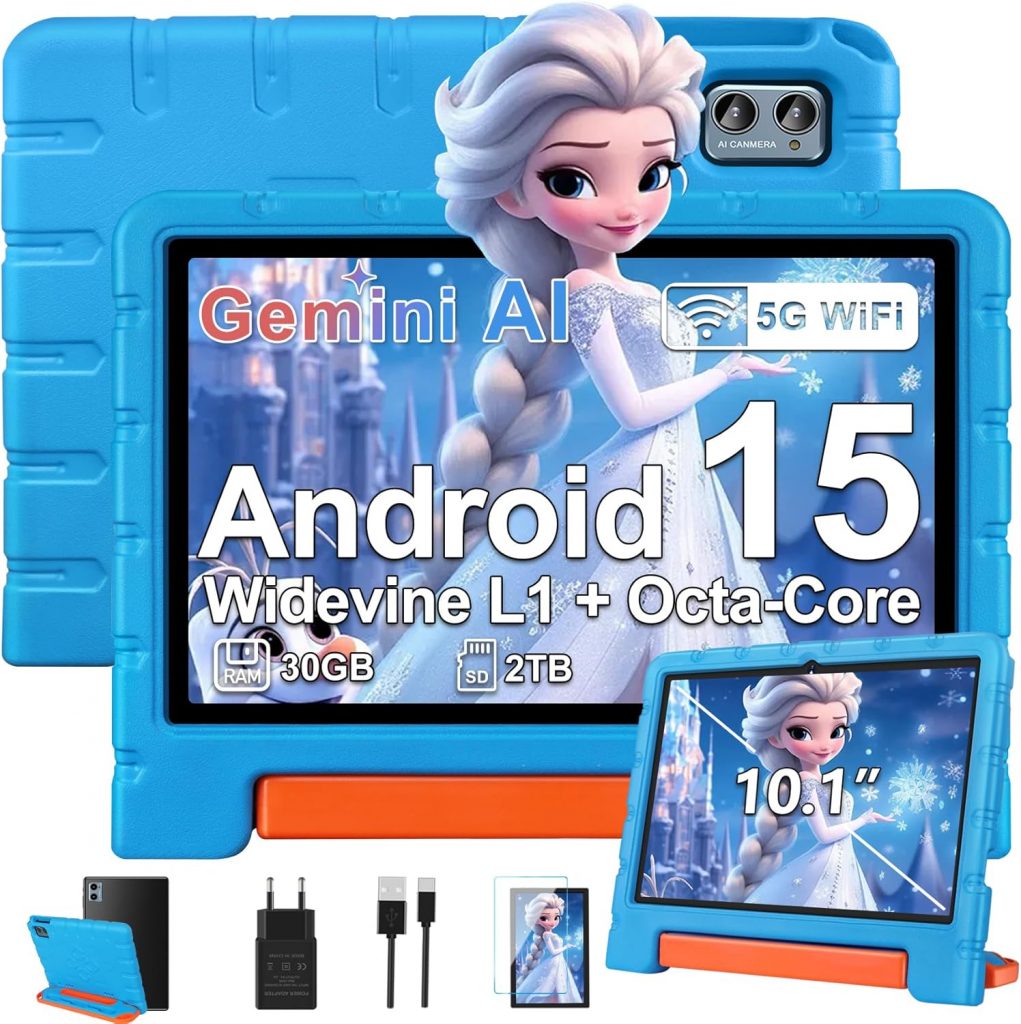 👑 ZIOVO Kinder Tablet 10 Zoll Android 15 mit 30GB RAM+TF 2TB, 5G WiFi, Gemini AI, Octa-Core, Widevine L1, GPS, Face ID, Kindersicherung, iWAWA, 6000mAh, BT 5.0, Kids Tablet mit Eva Case - Blau99,99€ statt 149,99€ - 34,00 % 🔥🚚 Verkauft von RuiMYi und Versand durch Amazon540 Bewertungen: 4.8 / 5.0 ⭐️⭐️⭐️⭐️⭐️🛒 zu Amazon https://www.amazon.de/dp/B0FLQ27MJS/?amp%3Btag=preisfehlerheute-21&%3Bamp%3Bth=1&%3Bamp%3Bpsc=1&tag=preisfehlerheute-21