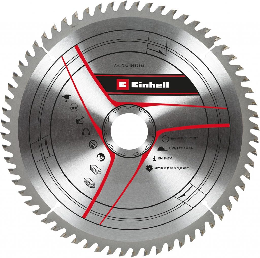 🤴 Original Einhell Kreissägeblatt 210×30 (Sägen-Zubehör, Ø 210 mm, Aufnahme 30 mm, 64 Zähne, Schnittbreite 1,8 mm, für Akku-Zug-Kapp-Gehrungssägen & Akku-Tischkreissägen)40,06€ statt 61,95€ – 36,0 🔥🚚 Verkauft von Midoc 2.0 DE und Versand durch Amazon53 Bewertungen: 4.4 / 5.0 ⭐️⭐️⭐️⭐️🛒 zu Amazon https://www.amazon.de/dp/B08NW4D8GN/?tag=preisfehlerheute-21