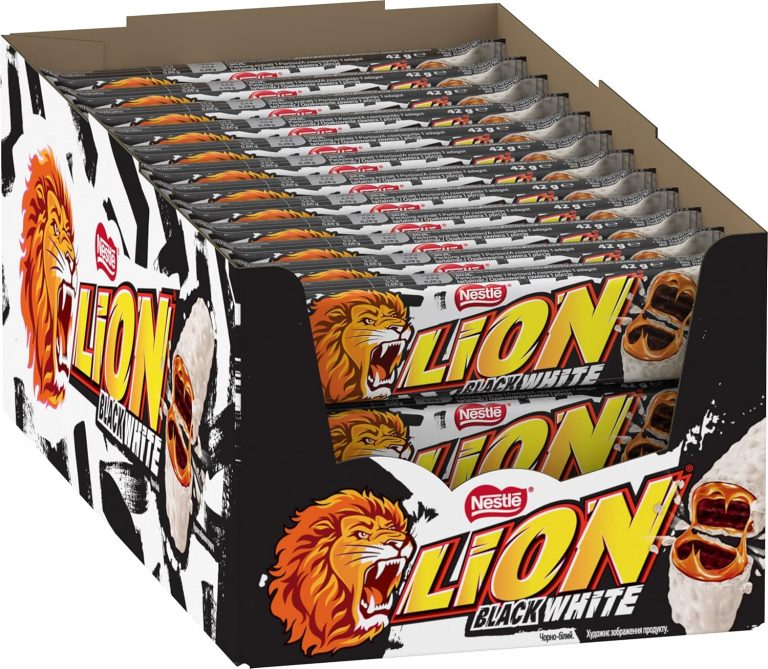 LION Schokoriegel Black & White, Snack mit Biss, knackige Schokolade & knusprige Crisps, Brownie-Füllung, das besondere Beißerlebnis, 24er Pack (24 x 42g)13.00€ ➡️ https://www.amazon.de/dp/B0F2J6H5PM/?tag=preisfehlerheute-21