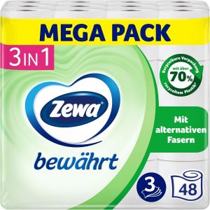 Zewa bew&auml;hrt - 48 Rollen - Das erste Toilettenpapier mit Strohanteil - 3lagig16.78&euro; ➡️ https://www.amazon.de/dp/B0B57J39DD/?tag=preisfehlerheute-21
