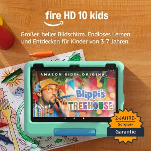 🤴 Fire HD 10 Kids-Tablet (Neueste Generation), f&uuml;r Kinder ab dem Vorschulalter | Mit brillantem 10-Zoll-Display, Kindersicherung und 2 Jahren Sorglos-Garantie | Version 2023, 32 GB, gr&uuml;n119,99&euro; statt 214,99&euro; - 45,00 % 🔥🚚 Verkauft durch Amazon und Versand durch Amazon830 Bewertungen: 4.4 / 5.0 ⭐️⭐️⭐️⭐️🛒 zu Amazon https://www.amazon.de/dp/B0CXL4X2QW/?th=1&amp%3Bpsc=1&amp%3Btag=preisfehlerheute-21&tag=preisfehlerheute-21