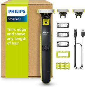 PHILIPS OneBlade 360 Face & Body - elektrischer Rasierer, Trimmer & Bodygroomer, 3x 360 Klingen, 3x Trimmaufsätze (1/3/5 mm), 2x Körperaufsätze, Nass- & Trockenrasur für Gesicht & Körper (QP2824/31)39,99€ statt 59,99€➡️ https://www.amazon.de/dp/B0DXLBZF4Q/?tag=preisfehlerheute-21