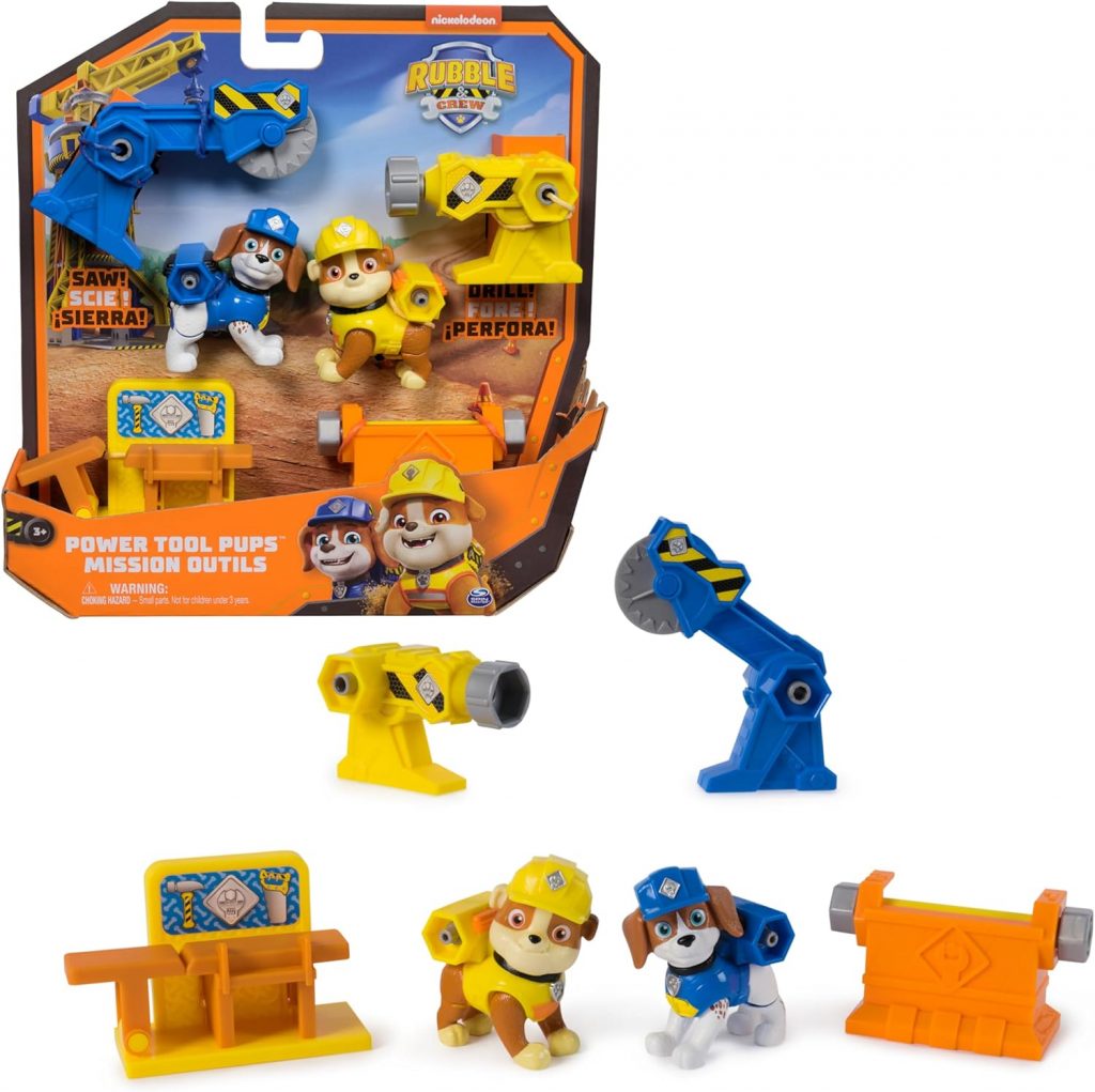 👑 Rubble & Crew – Power Tool Pups Spielset mit 2 Hundefiguren Rubble und Wheeler, 2 Bauwerkzeugen und Bauzubehör, Spielzeug für Kinder ab 3 Jahren7,00€ statt 17,98€ – 62,0 🔥🚚 Verkauft durch Amazon und Versand durch Amazon24 Bewertungen: 4.8 / 5.0 ⭐️⭐️⭐️⭐️⭐️🛒 zu Amazon https://www.amazon.de/dp/B0DCC2QJQ5/?tag=preisfehlerheute-21