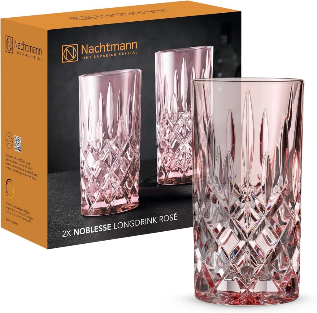 Nachtmann 2-teiliges Longdrinkgläser Set, 395 ml, Rosé, Noblesse, 105711, Cocktailgläser aus Kristallglas, Trinkgläser spülmaschinenfest17,13€ statt 23,90€➡️ https://www.amazon.de/dp/B0CZ45T6Z6/?tag=preisfehlerheute-21