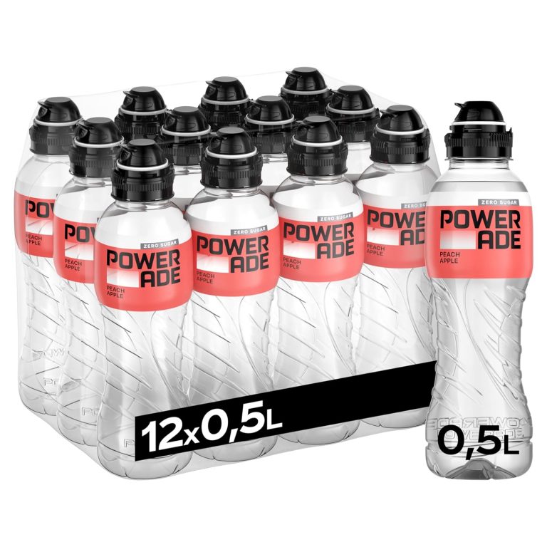Powerade Active Water Pfirsich-Apfel - kalorienfreies, zuckerfreies Erfrischungsgetränk mit Vitamin B3 und B6 - Sportgetränk mit Mikronährstoffen in Einweg Flaschen (12 x 500 ml)9,83€ statt 17,88€➡️ https://www.amazon.de/dp/B0DYK1B9MJ/?tag=preisfehlerheute-21
