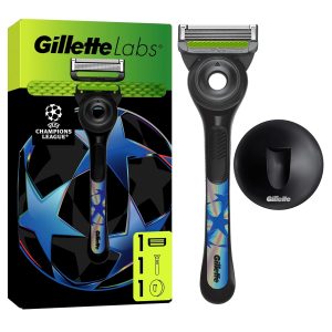 Gillette Labs mit Reinigungselement UEFA Champions League Special Edition, Rasierer für Männer, 1 Handstück 1 Ersatzklingen, mit Wandhalterung für einfache Lagerung8,36€ statt 16,99€➡️ https://www.amazon.de/dp/B0FGDQ5MBR/?tag=preisfehlerheute-21