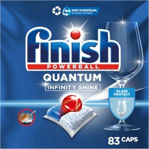 Finish Quantum Infinity Shine Spülmaschinentabs – kraftvolle Reinigung, Fettlösekraft und Glanz – 83 Finish Caps12.33€ ➡️ https://www.amazon.de/dp/B09PYLZSQX/?tag=preisfehlerheute-21