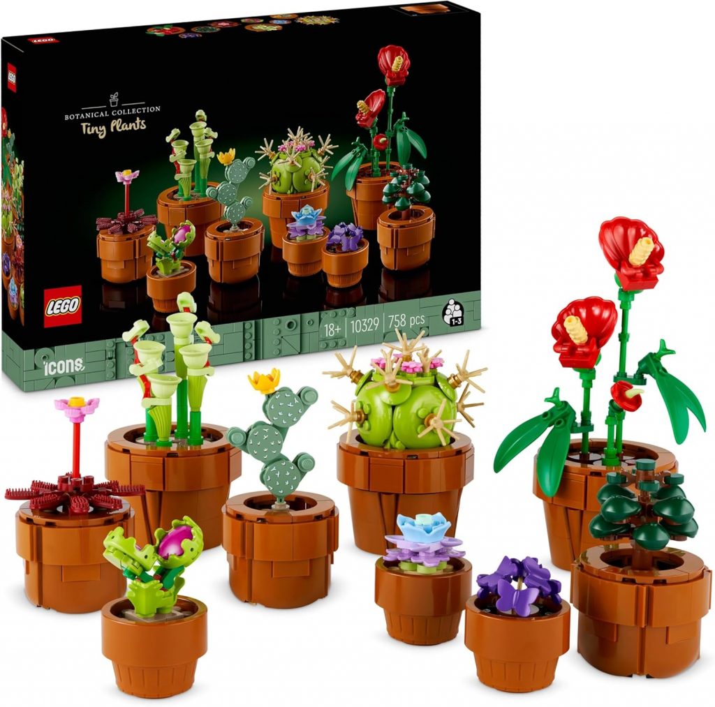 LEGO 10329 Icons Mini Pflanzen, 9 künstliche Blumen zum Bauen, Botanical Collection Sammel-Set für Erwachsene mit baubarem Terrakotta-Topf, Wohndeko, Geschenk für Frauen und Männer29,99€ statt 49,99€➡️ https://www.amazon.de/dp/B01N6CH4YZ/?tag=preisfehlerheute-21