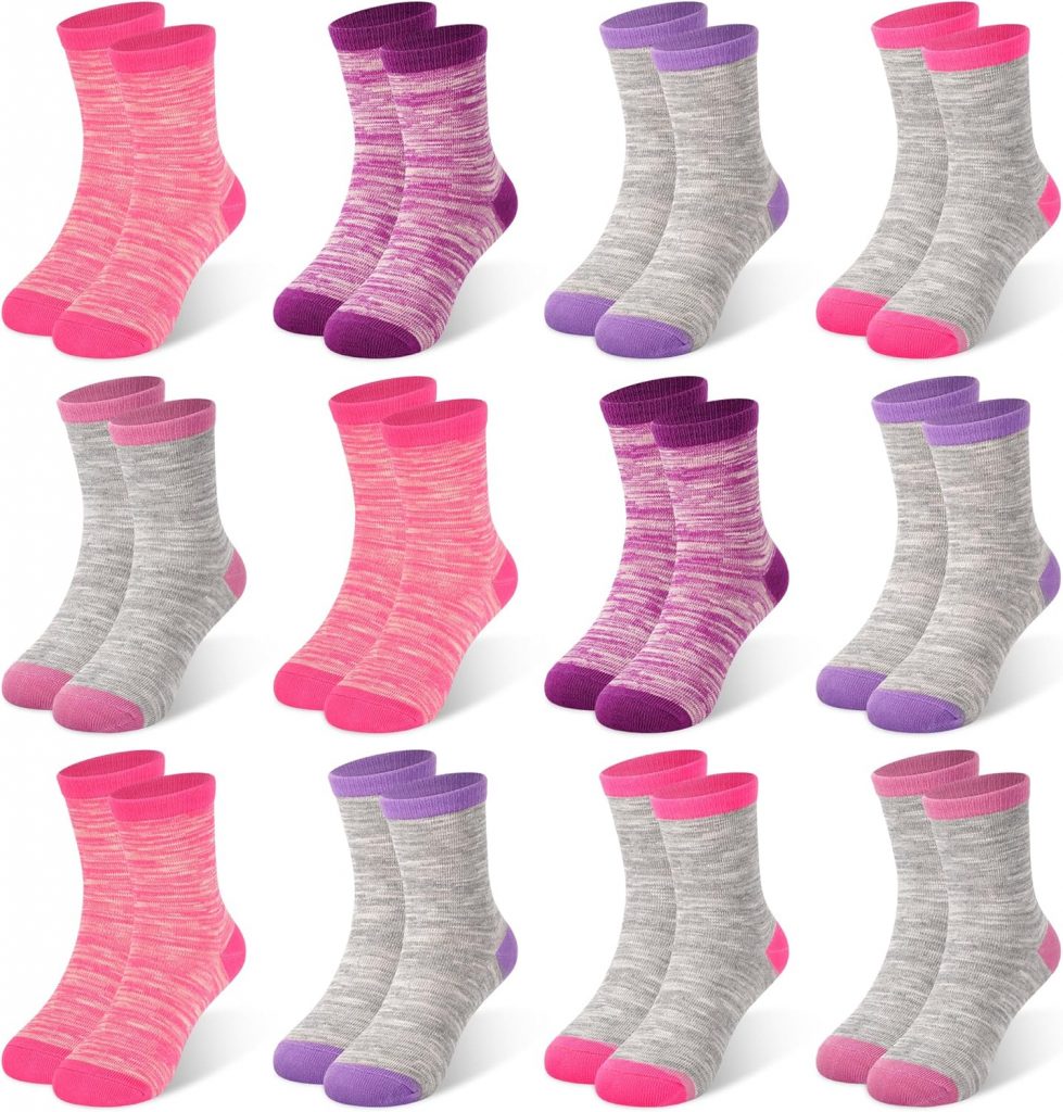 ZERULETS Kinder Jungen Mädchen Socken Baumwolle Sneaker Socken Kinder Crew Schulsocken Jungen Gestreifte Sportscoken 12 Paare 20-23 23-27 31-34 35-38 für 1-3 Jahre(5 Farbe5.49€ statt 20.99€➡️ https://www.amazon.de/dp/B0D94FGCFY/?tag=preisfehlerheute-21