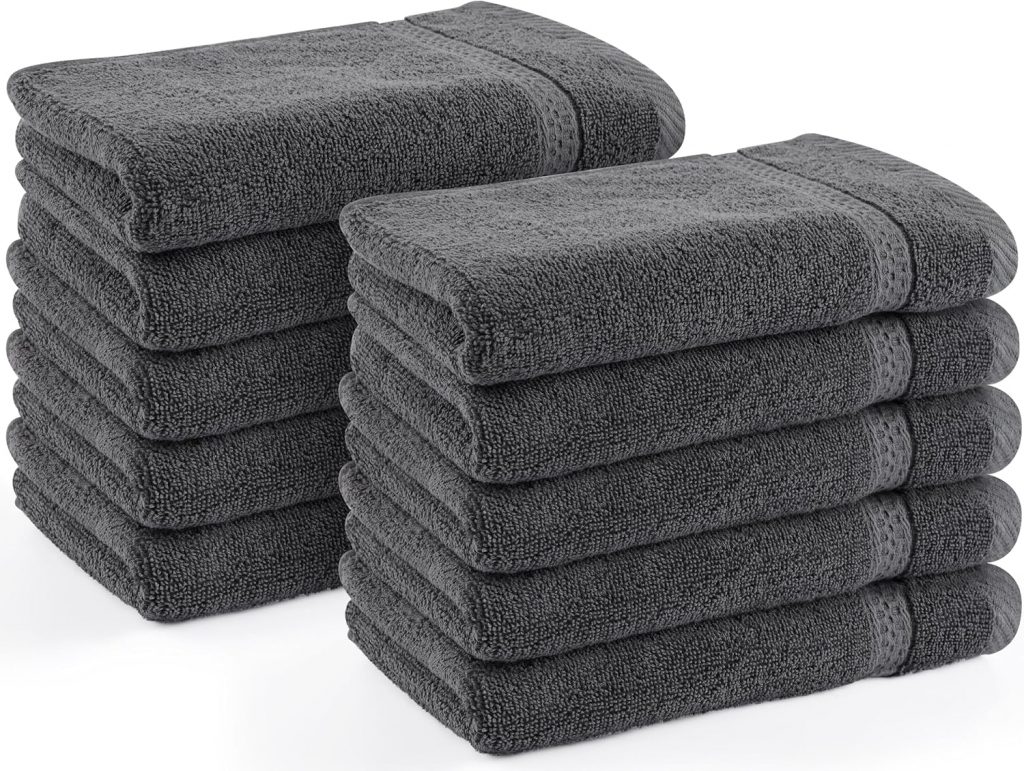 Utopia Towels - 10er Pack Gästehandtücher 30x50 cm mit Aufhängeschlaufe,100% Baumwolle weich und saugfähig Gästetücher Set (Grau)15,67€ statt 24,99€➡️ https://www.amazon.de/dp/B0CJY6FJGG/?tag=preisfehlerheute-21