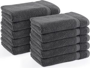 Utopia Towels - 10er Pack Gästehandtücher 30x50 cm mit Aufhängeschlaufe,100% Baumwolle weich und saugfähig Gästetücher Set (Grau)15,67€ statt 24,99€➡️ https://www.amazon.de/dp/B0CJY6FJGG/?tag=preisfehlerheute-21