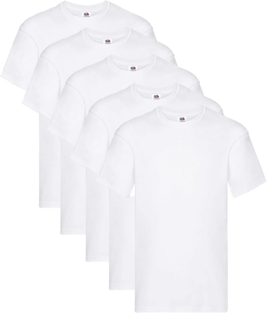 Fruit of The Loom Herren Original T. T-Shirt (5er Pack)