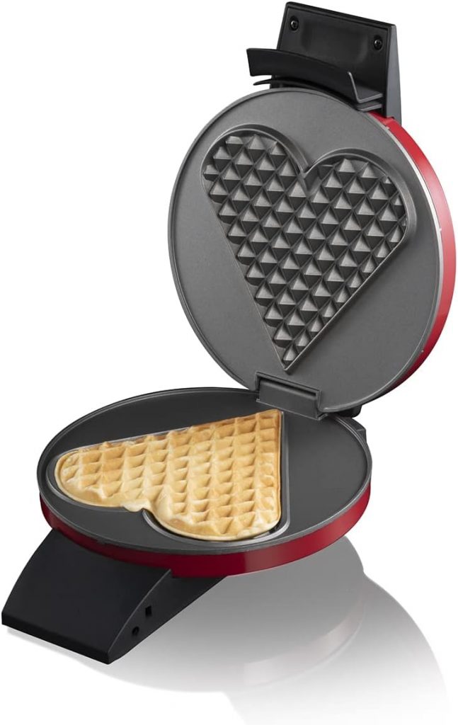 🤴 Cloer 1633V Waffeleisen, Valentinstag, Muttertag, für ein großes Waffelherz, Antihaftbeschichtung, Backampel, praktische Standfunktion, 930W, rot lackiertes Metallgehäuse32,00€ statt 54,99€ - 42,00 % 🔥🚚 Verkauft und Versand durch Cloer CE619 Bewertungen: 4.7 / 5.0 ⭐️⭐️⭐️⭐️⭐️🛒 zu Amazon https://www.amazon.de/dp/B09HXTDVM4/?amp%3Btag=preisfehlerheute-21&%3Bamp%3Bth=1&%3Bamp%3Bpsc=1&tag=preisfehlerheute-21