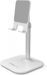 🤴 Digipower h&ouml;henverstellbarer Handy St&auml;nder, Tablet St&auml;nder, Tablet und Smartphone Halterung f&uuml;r Modelle mit bis zu 25cm Diagonale wei&szlig;11,12&euro; statt 13,99&euro; - 21,00 % 🔥🚚 Verkauft und Versand durch CONSUTECC GmbH - Ihr Produktspezialist aus M&uuml;nchen133 Bewertungen: 4.2 / 5.0 ⭐️⭐️⭐️⭐️🛒 zu Amazon https://www.amazon.de/dp/B09CQ6C5NW/?th=1&amp%3Bpsc=1&amp%3Btag=preisfehlerheute-21&tag=preisfehlerheute-21