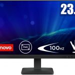 Lenovo L24-4e | 23.8" Full HD WLED Monitor | 1920x1080 | 16:9 | 100 Hz | 4ms Reaktionszeit | IPS-Panel | HDMI | VGA Anschluss | Entspiegelt | Raven schwarz | 3 kg