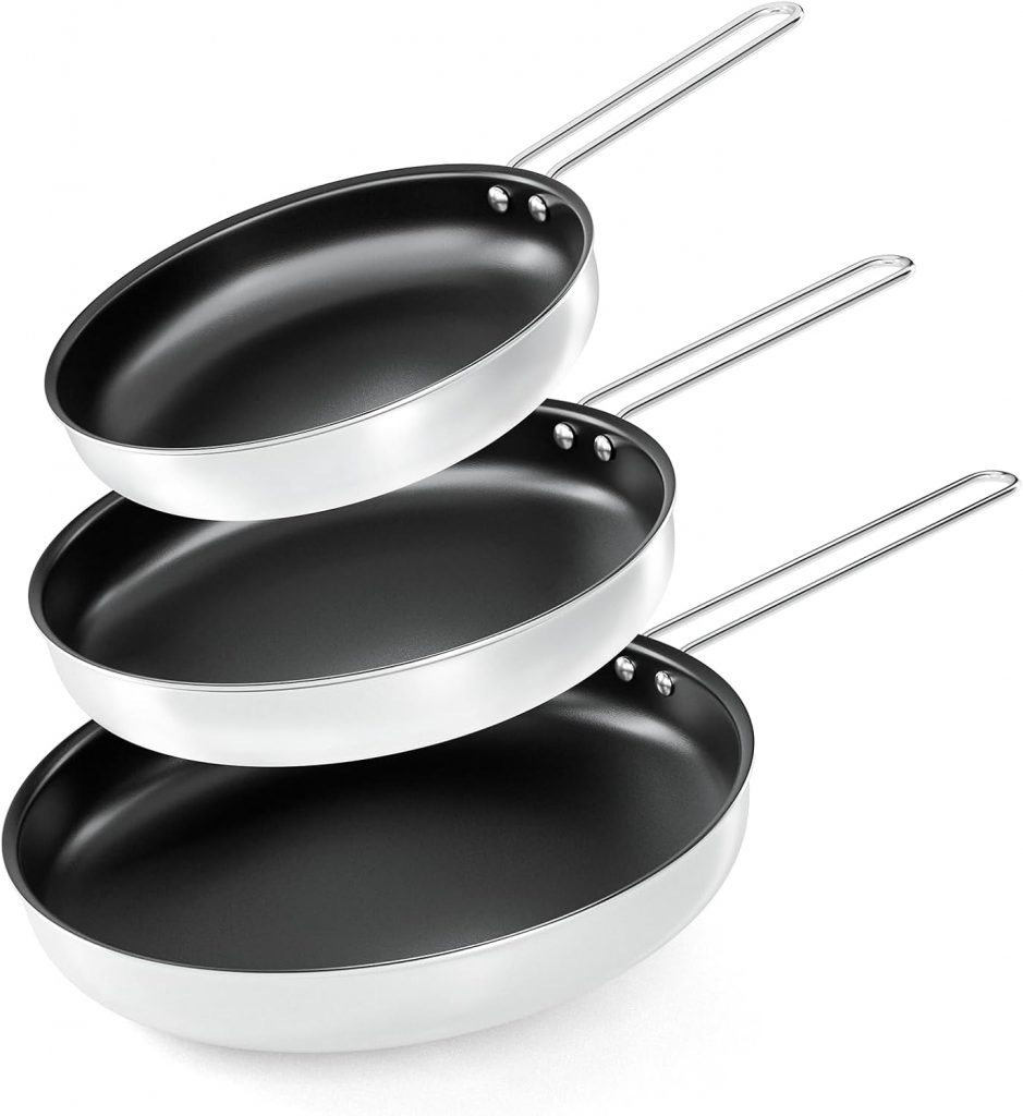 Pirat#e-Deals COOKNANO Bratpfannen,3-teiliges Pfannen-Set 22/26/30 cm, 4-Schicht-Edelstahl-Antihaftpfanne,Sichere Antihaftversiegelung, umweltfreundlich,Induktionsgeeignet,leichte Reinigung31.21 €⚡️ Blitzαngеbοt nutzеn (bеgгеnztеs Kοntingеnt)⏩️ https://www.amazon.de/PREISFEHLER.SHOP.DE/dp/B0DQ8C9S8J?tag=preisfehlerheute-21