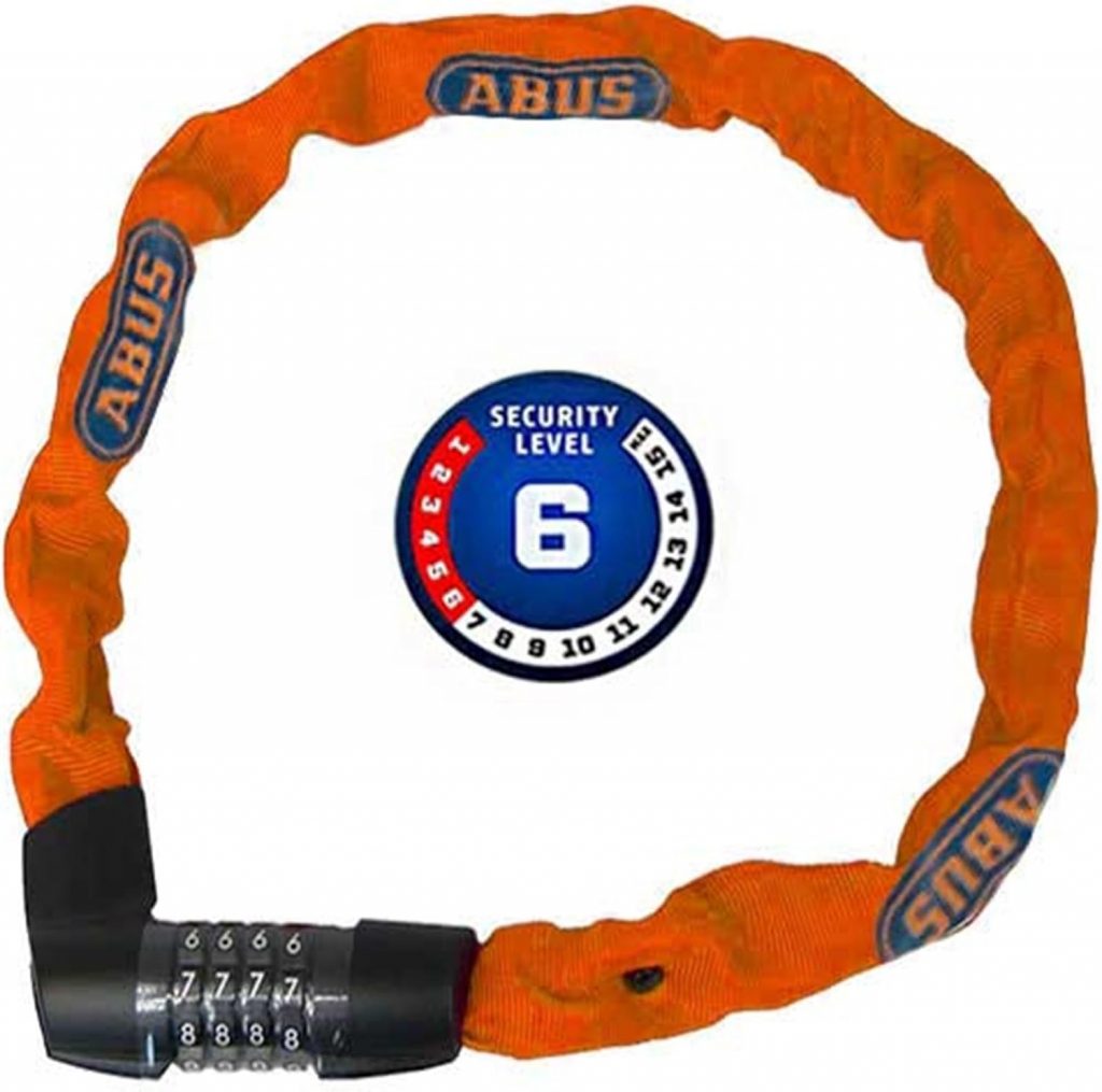 ABUS Kettenschloss Tresor 1385/75 Neon – Zahlenschloss aus gehärtetem Stahl – 6 mm starke Vierkantkette – ABUS-Sicherheitslevel 6 – 75 cm – Orange22,95€ statt 49,95€➡️ https://www.amazon.de/dp/B01H8RW046/?tag=preisfehlerheute-21