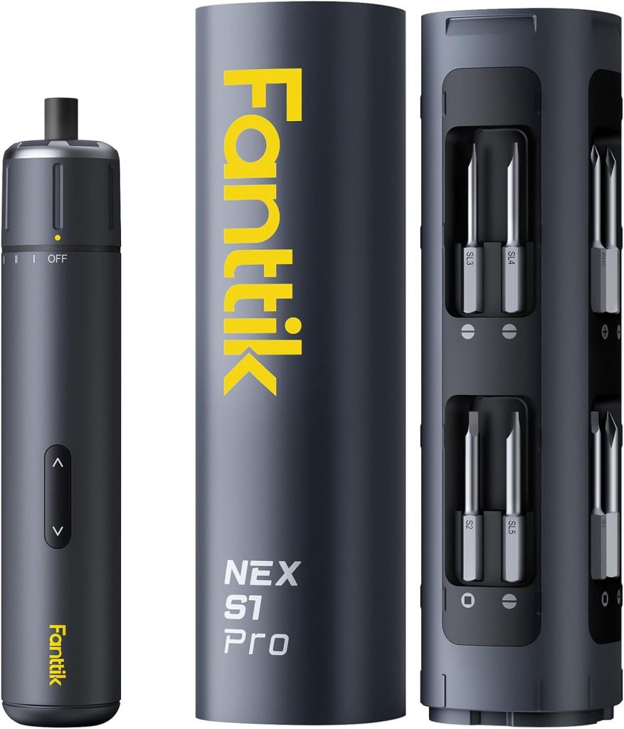 🤴 Fanttik S1 Pro 3.7V Magnetische Electric Screwdriver, Leistungsstarkes-Schraubendreher-Set mit 16 Bits, Einstellbare 3 Drehmomente bis zu 6 Nm, 2000-mAh-Akku, Geeignet für die Möbel/Computerreparatur48,69€ statt 75,98€ - 36,00 % 🔥🚚 Verkauft von ALEAPOW und Versand durch Amazon1,931 Bewertungen: 4.6 / 5.0 ⭐️⭐️⭐️⭐️⭐️🛒 zu Amazon https://www.amazon.de/dp/B0C141QZVL/?amp%3Btag=preisfehlerheute-21&tag=preisfehlerheute-21