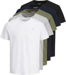 JACK & JONES Male T-Shirt 5er-Pack Logo T-Shirt36,89&euro; statt 59,99&euro;➡️ https://www.amazon.de/dp/B096764SZS/?tag=preisfehlerheute-21