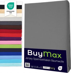 🤴 Buymax&reg; Topper Spannbettlaken 140x200 cm Spannbetttuch 100% Baumwolle Jersey f&uuml;r Matratzentopper bis 12 cm Matratzenh&ouml;he Bettlaken f&uuml;r Boxspringbett Topper, Anthrazit-Grau11,94&euro; statt 16,98&euro; - 30,00 % 🔥🚚 Verkauft und Versand durch BUYMAX32,245 Bewertungen: 4.5 / 5.0 ⭐️⭐️⭐️⭐️⭐️🛒 zu Amazon https://www.amazon.de/dp/B07QLZ7XF1/?th=1&amp%3Bpsc=1&amp%3Btag=preisfehlerheute-21&tag=preisfehlerheute-21