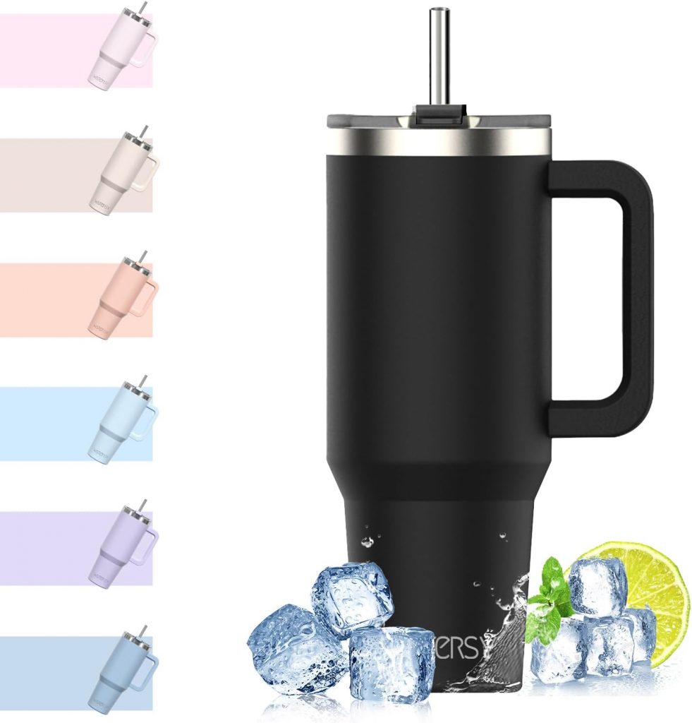 🤴 WATERSY 40oz Kaffeebecher to Go Thermobecher Doppelwandiger Edelstahl Vakuum Auslaufsicher Trinkbecher mit Griff und Strohhalm Thermal Tumbler Schwarz15,95€ statt 20,99€ – 25,0 🔥🚚 Verkauft von Watersybottle und Versand durch Amazon3,045 Bewertungen: 4.4 / 5.0 ⭐️⭐️⭐️⭐️🛒 zu Amazon https://www.amazon.de/dp/B0CNPLSZBV/?th=1&tag=preisfehlerheute-21#038;psc=1&tag=preisfehlerheute-21