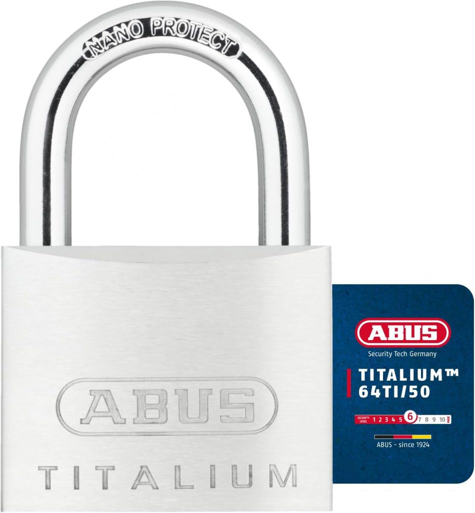 🤴 ABUS Vorhängeschloss Titalium 64TI/50 gl.-6512 – gleichschließend – Kellerschloss mit Schlosskörper aus Spezial-Aluminium – gehärteter Stahlbügel – ABUS-Sicherheitslevel 613,86€ statt 20,61€ – 33,0 🔥🚚 Verkauft und Versand durch Eisen-Stenger GmbH Preise inkl. MwSt2,332 Bewertungen: 4.8 / 5.0 ⭐️⭐️⭐️⭐️⭐️🛒 zu Amazon https://www.amazon.de/dp/B007XB80HE/?th=1&tag=preisfehlerheute-21#038;psc=1&tag=preisfehlerheute-21