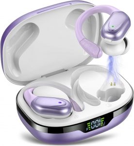 👑 Bluetooth Kopfh&ouml;rer Sport, Kopfh&ouml;rer Kabellos Bluetooth 5.3, 60 Std Kabellose Kopfh&ouml;rer mit Tiefer Bass, In Ear Kopfh&ouml;rer mit 4 ENC Klarer Mic, IPX7 Wasserdichte Ohrh&ouml;rer mit Ohrhaken Wei&szlig; Violett34,99&euro; statt 49,99&euro; - 31,00 % 🔥🚚 Verkauft von CASCHO und Versand durch Amazon24,367 Bewertungen: 4.3 / 5.0 ⭐️⭐️⭐️⭐️🛒 zu Amazon https://www.amazon.de/dp/B0F5WM9KGJ/?tag=preisfehlerheute-21